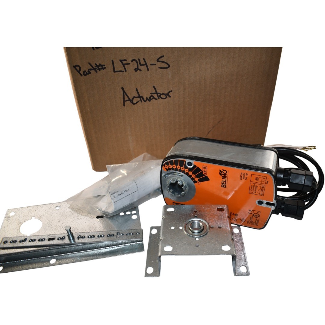 NEW Belimo LF24-S Spring Return Actuator 24V 35 lb-in Auxiliary Switch
