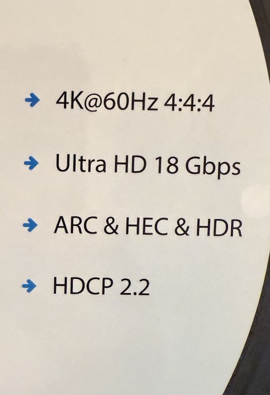 Fiber Optical HDMI Cable Ultra HD with High Speed Ethernet 250ft