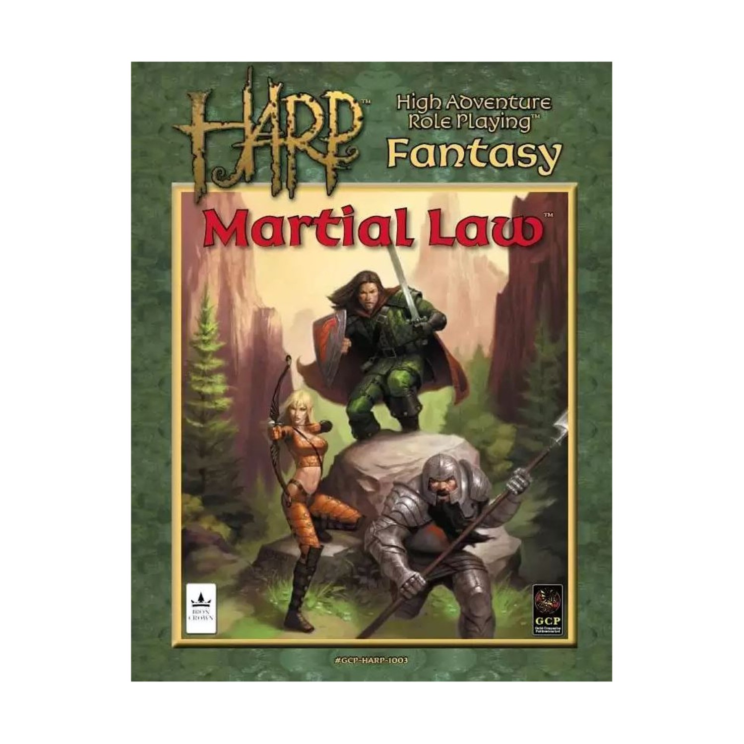 Guild Companion Publicati RPGs  HARP Fantasy - Martial Law (POD,Black & Wh VG+