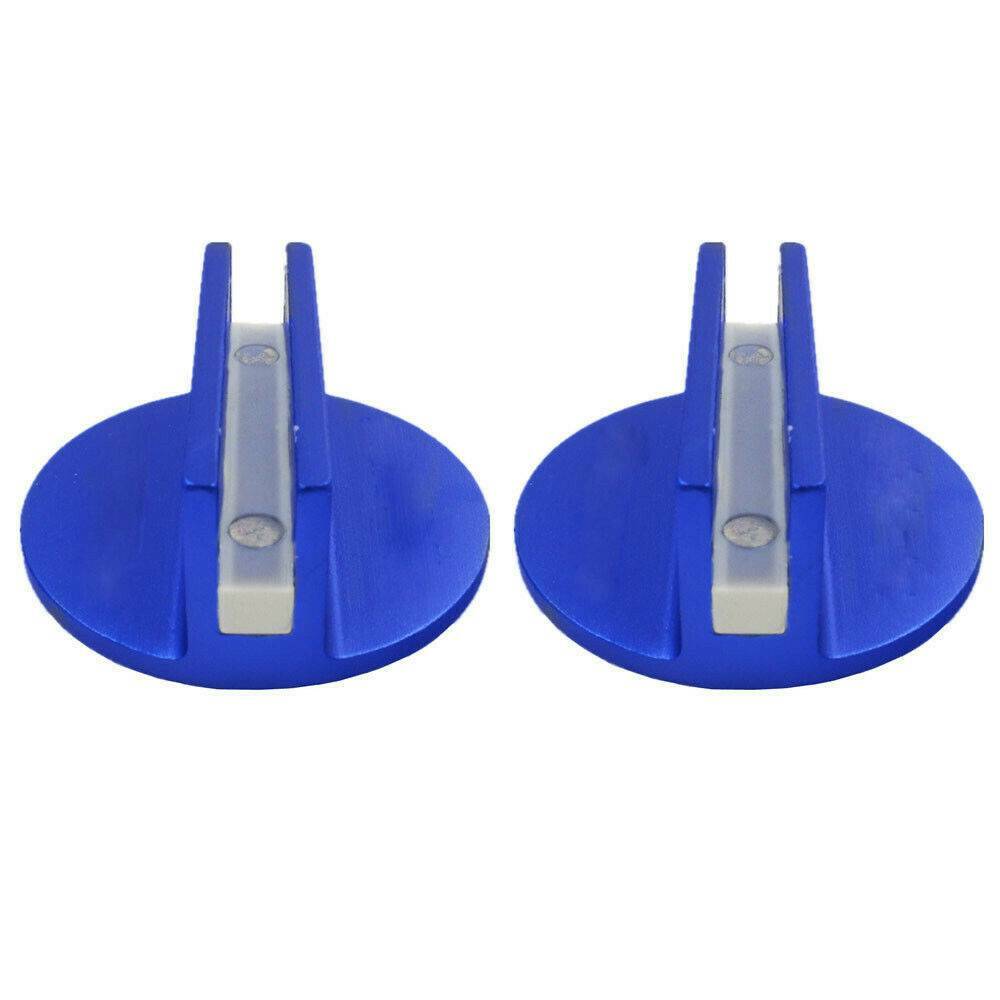 2Pcs Professional Universal Magnetic Jack Pad Pinch Weld Rail Adapter Blue