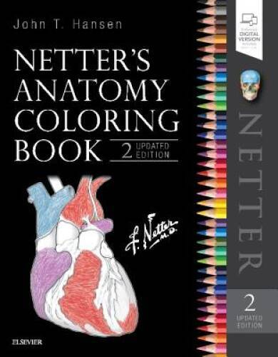Netter's Anatomy Coloring Book Updated Edition, 2e (Netter Basic Science) - GOOD