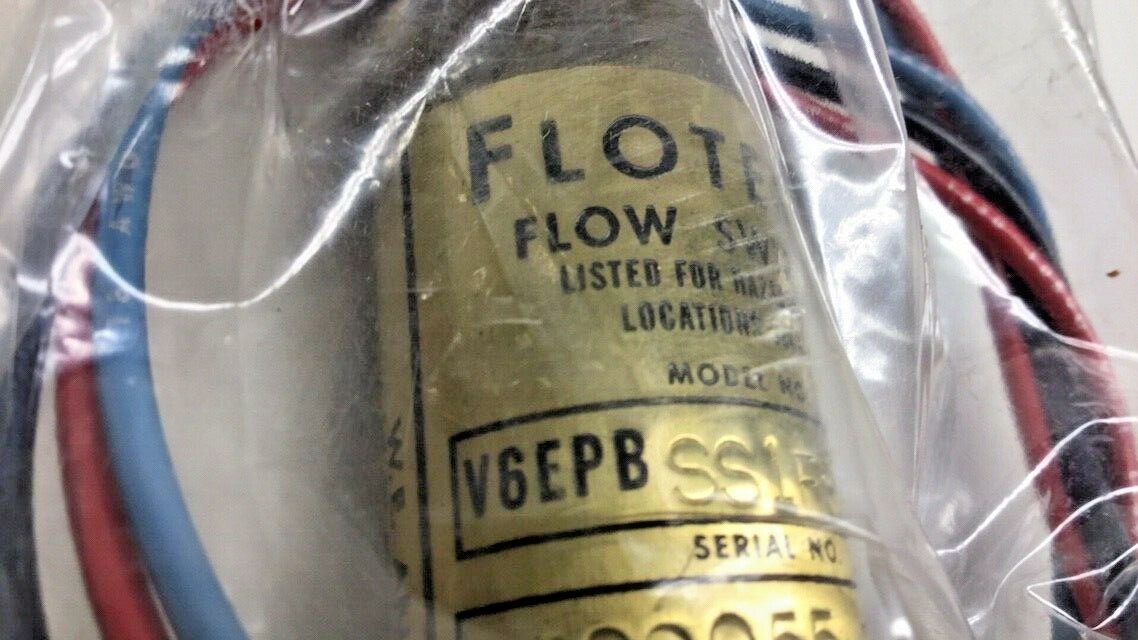 Dwyer V6EPB-S-S-1-FS Flotect Flow Switch V6EPB-SS1FS