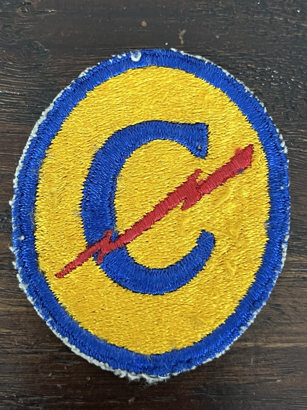 ORIGINAL PERIOD WWII WW2 US ARMY EUROPEAN CONSTABULARY PATCH FE CE