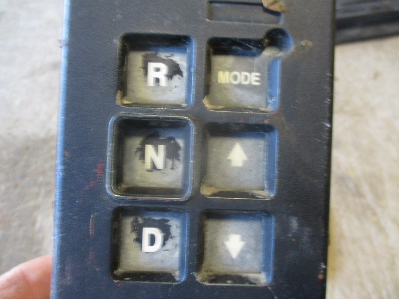 Used Allison Push Button Selector WTEC III, PB Base 29538360, for Military Vehic