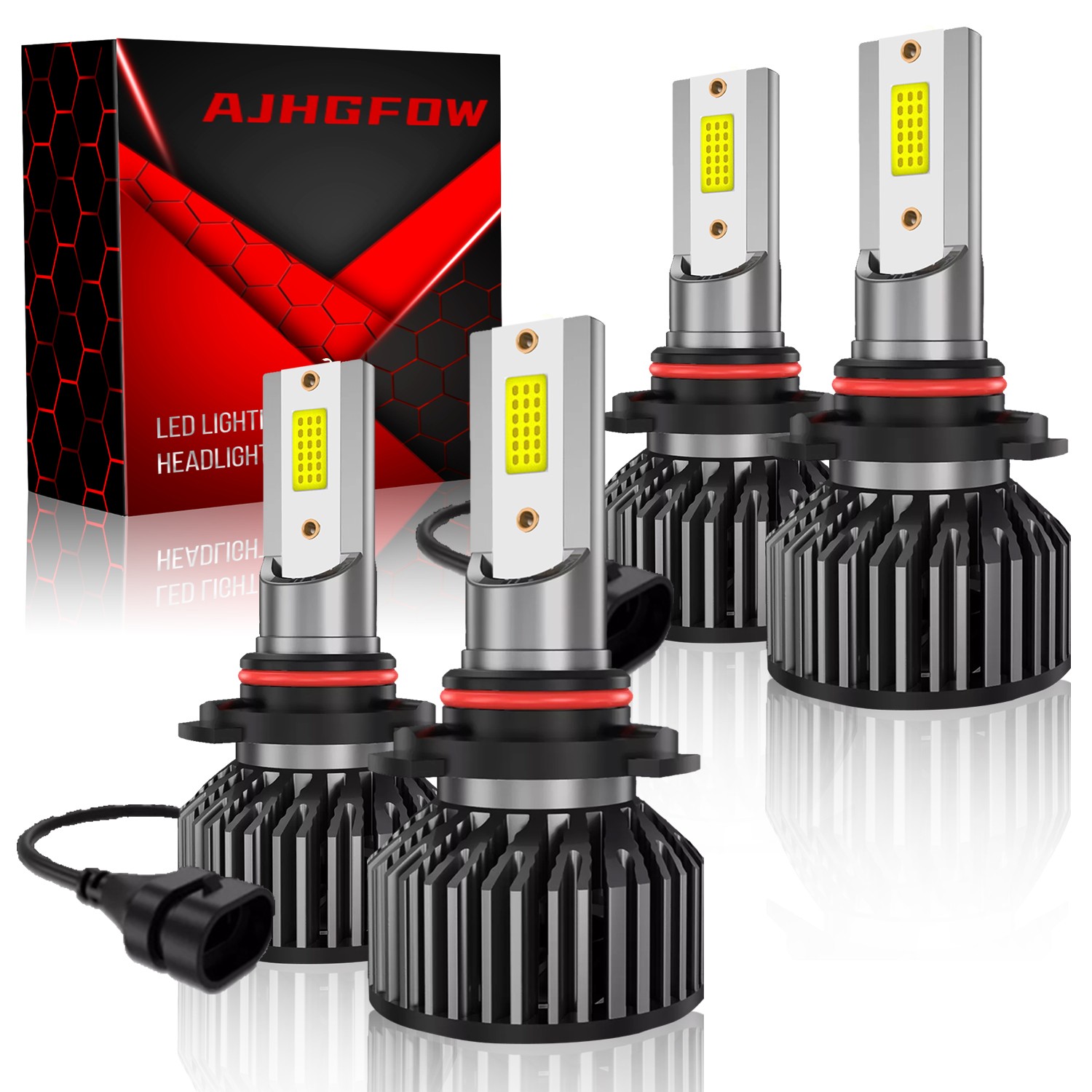 9005 9006 LED Headlight Bulbs Kit For Chevy C1500 2500 3500 Cab Pickup 1990-1998