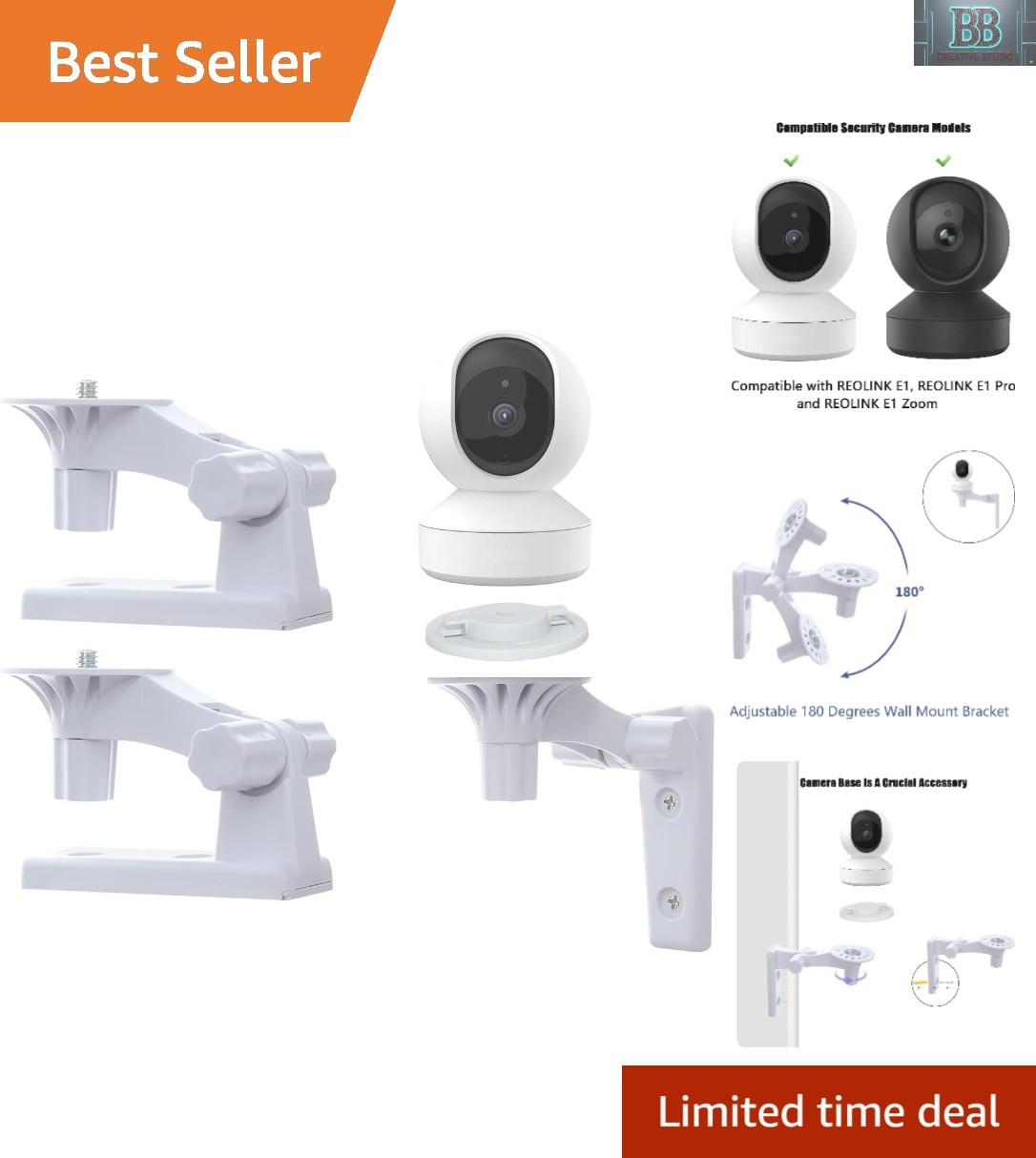 Durable Indoor/Outdoor Camera Mount Compatible with Reolink E1/E1 Pro Cameras