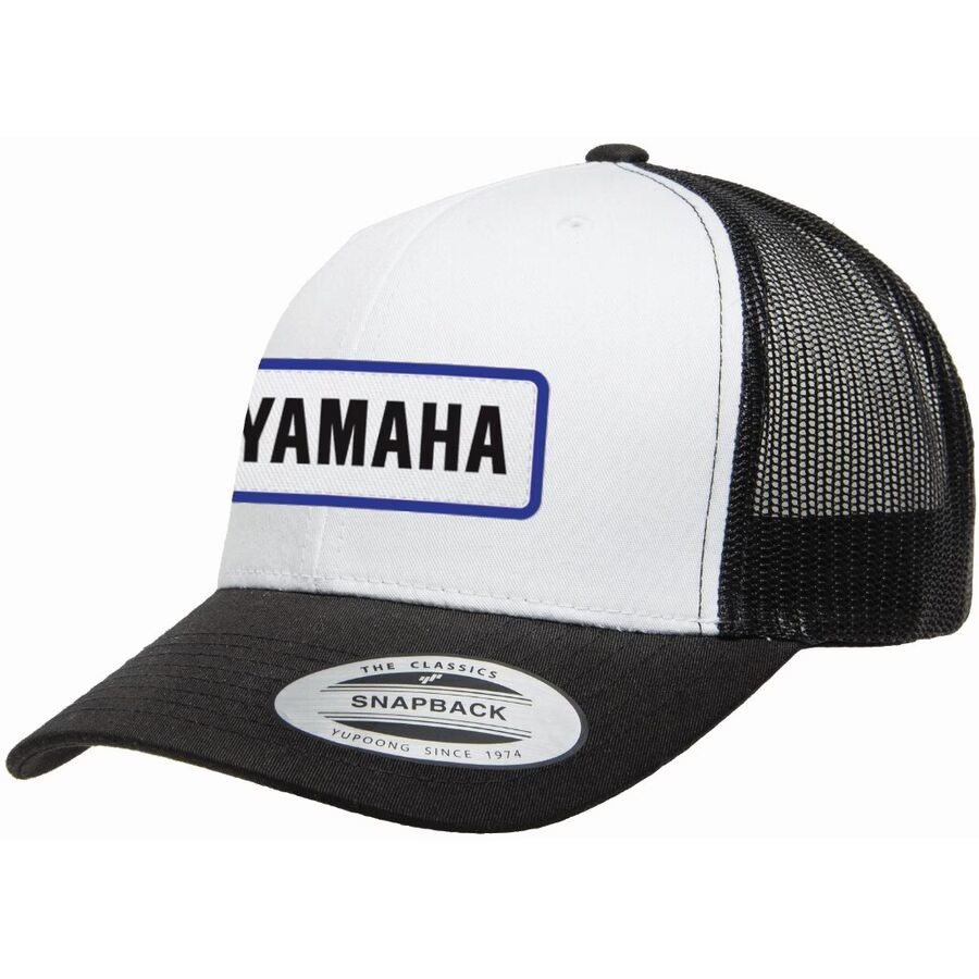 Factory Effex Yamaha Throwback Hat - White/Black 25-86204
