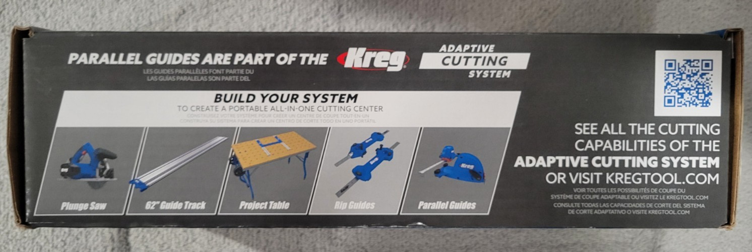 Kreg Adaptive cutting system Parallel Guides NIB
