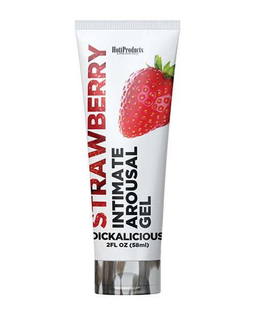 D*ckalicious Strawberry Flavored Intimate Arousal Gel 2 oz by Hott Products