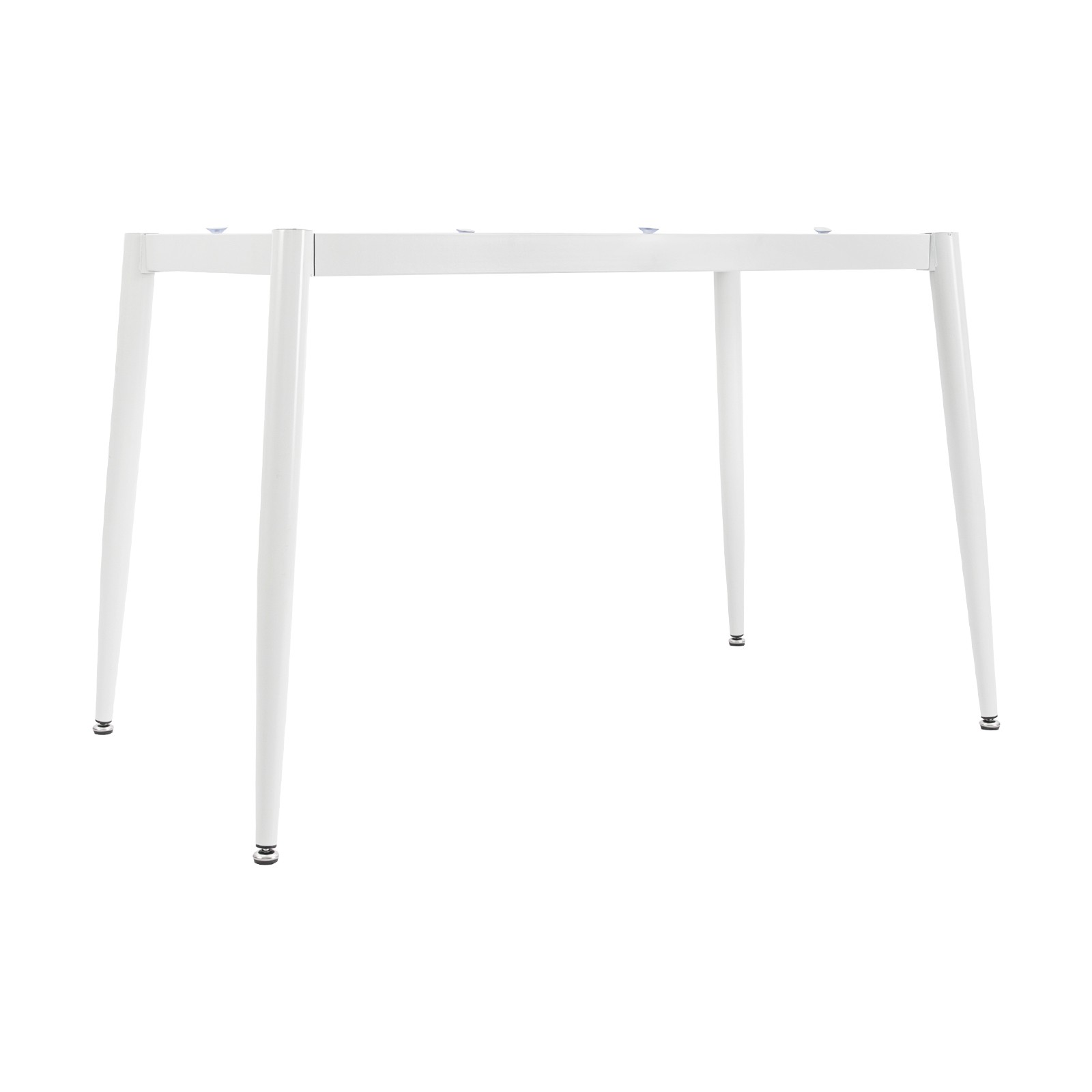 Industrial Metal Table Legs White Metal Furniture Legs with 6 Suction Cups USA
