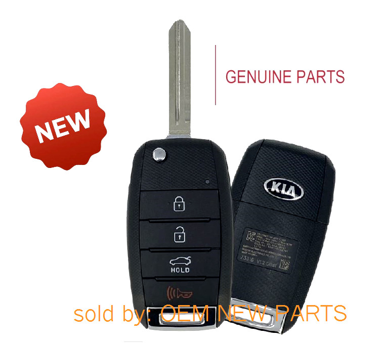 100% OEM 2017 2018 KIA FORTE FLIP KEY KEYLESS REMOTE FOB OSLOKA-875T OKA-875T