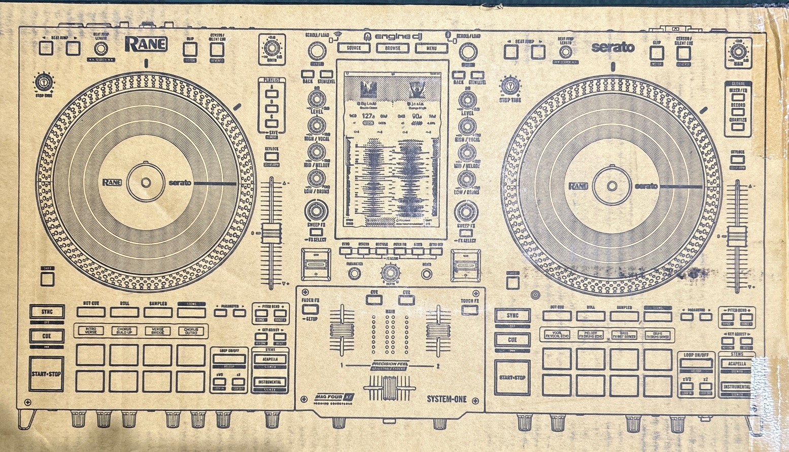 RANE SYSTEM ONE STANDALONE DJ SYSTEM SERATO CONTROLLER BRAND NEW IN BOX SEALED