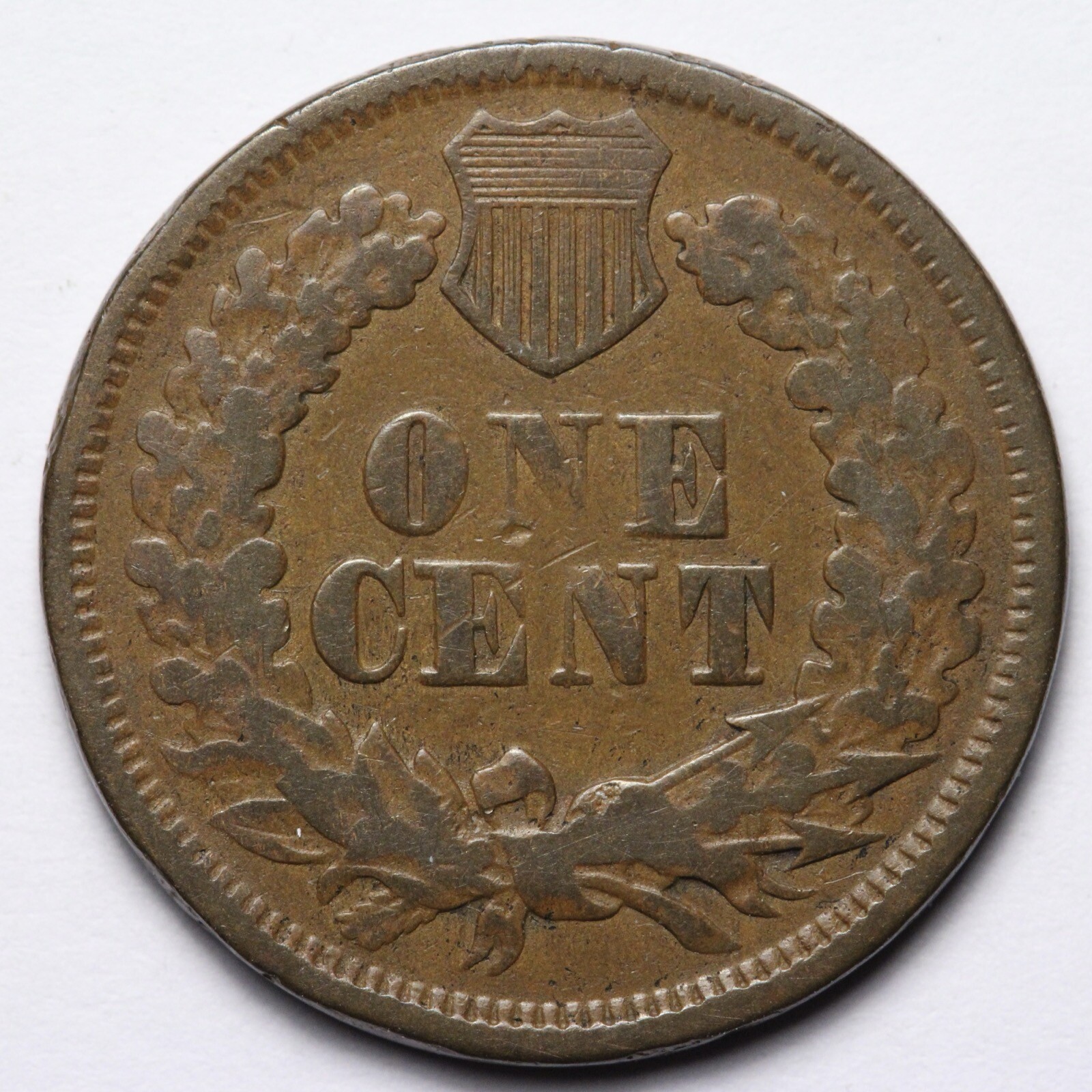 1868 Indian Head Cent Penny VG E142 IXMM
