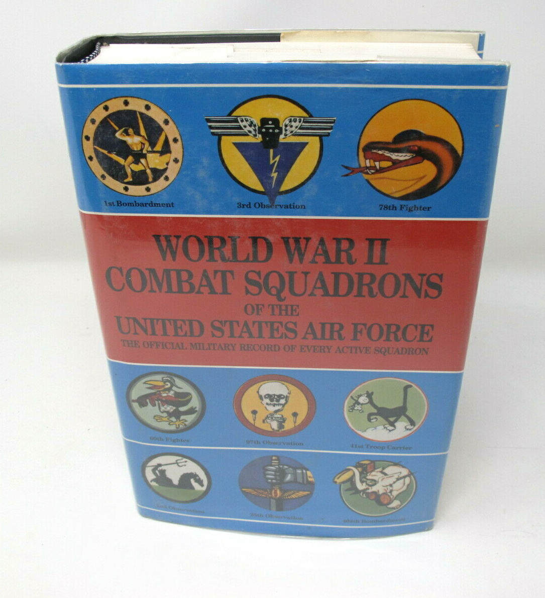 World War II Combat Squadrons U.S. Air Force History Emblems, HC/DJ 1992 Maurer