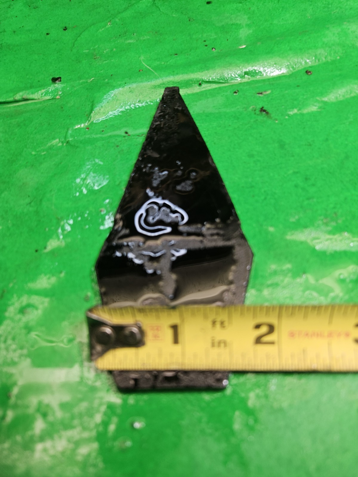 1 Each Utah Black Obsidian Spear Flint Knapping Preform Blanks