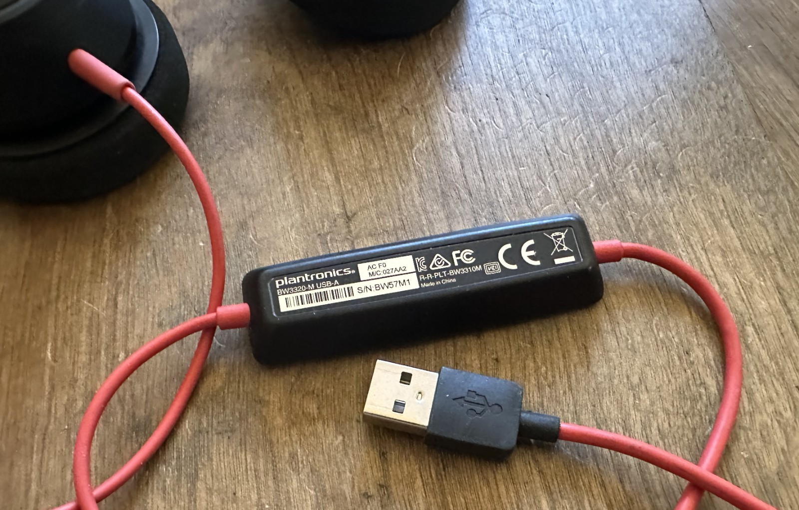 Plantronics Poly Blackwire C3320 Headset USB-A NEW