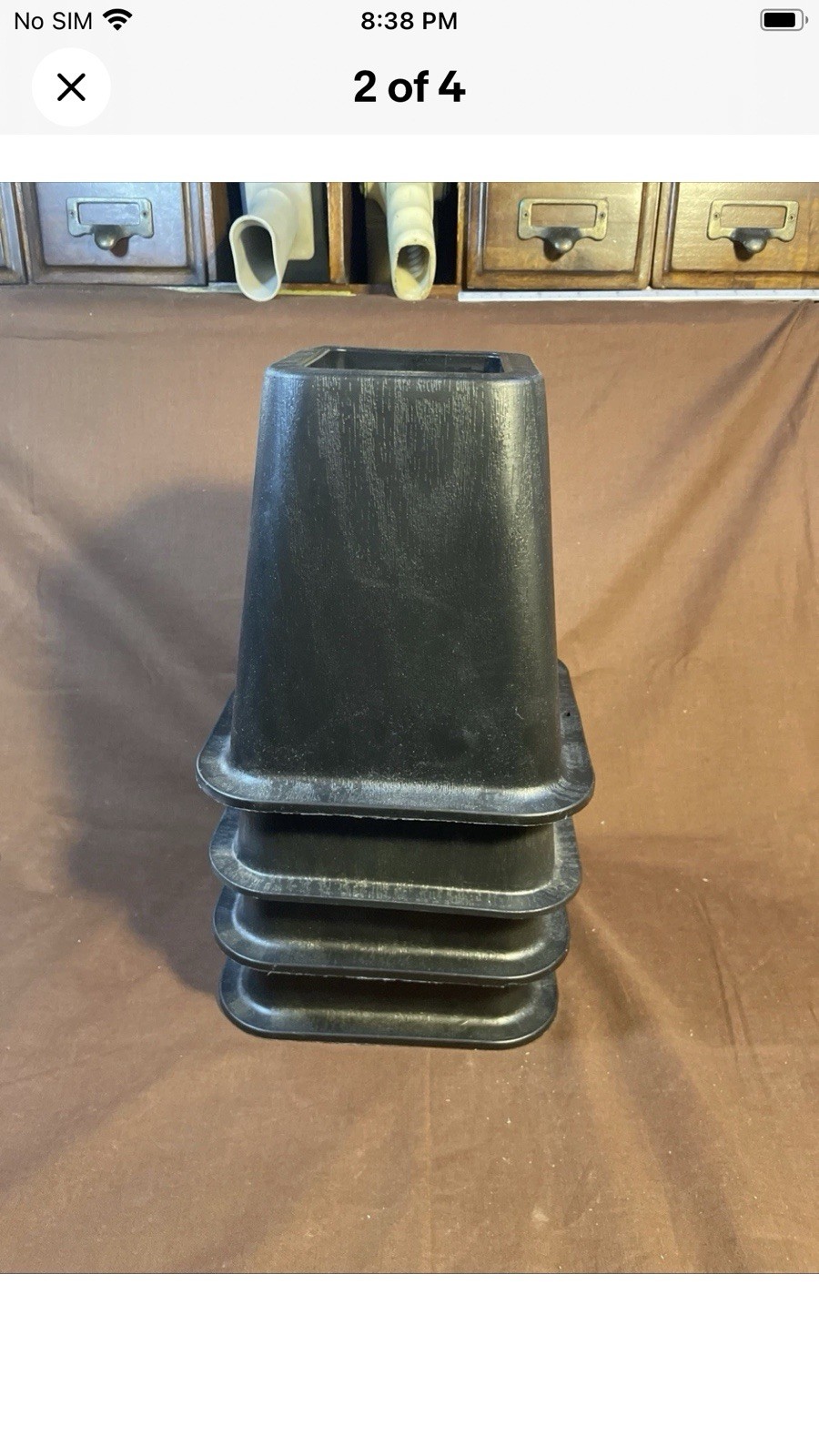 ￼ 6” Bed Risers (Four Pack)