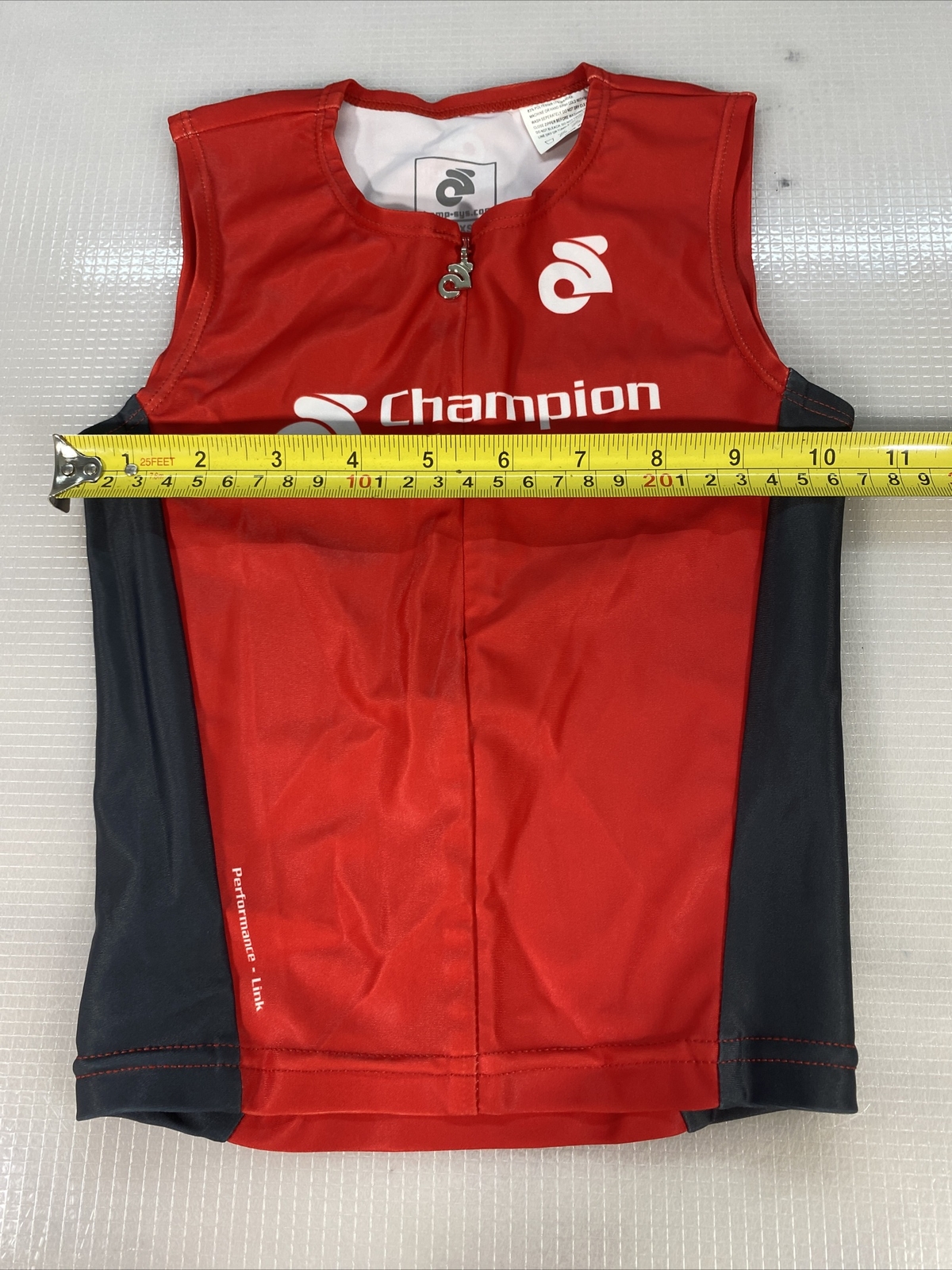Champion System youth link tri triathlon top XSmall YXS (8284-35)