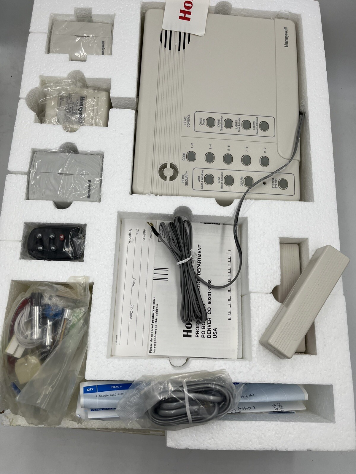 Honeywell Wireless PC Managed Home Security System TotalHome HSK-100