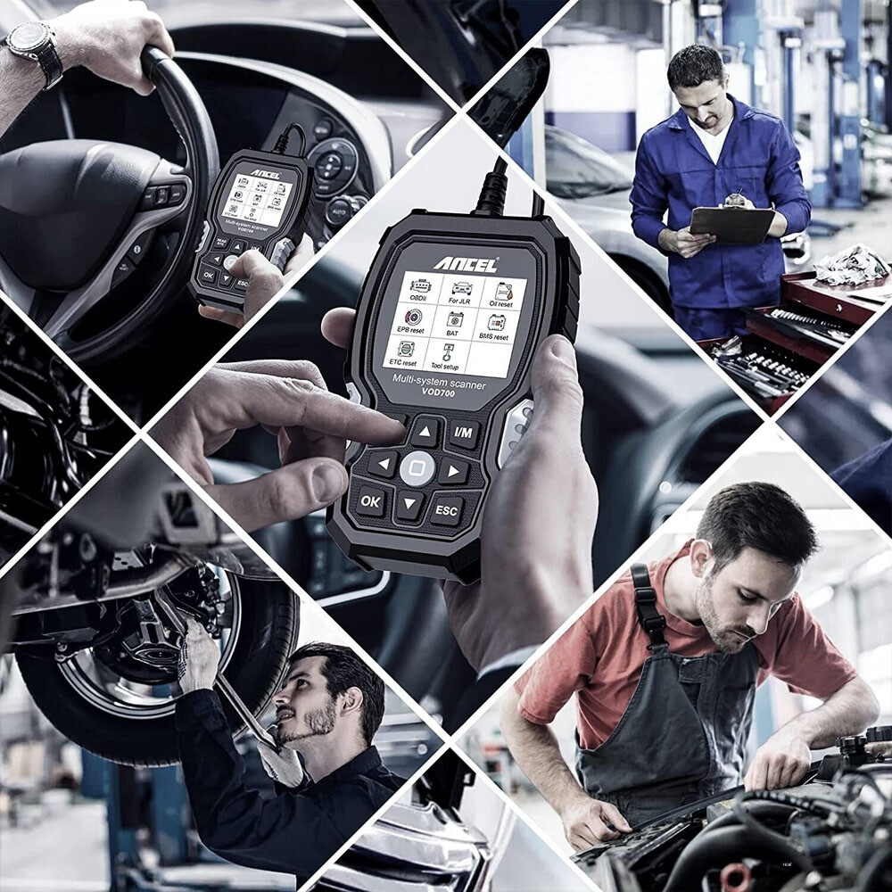 ANCEL VOD700 Fit For Volvo OBD2 Scanner Code Reader Full System Diagnostic Tool
