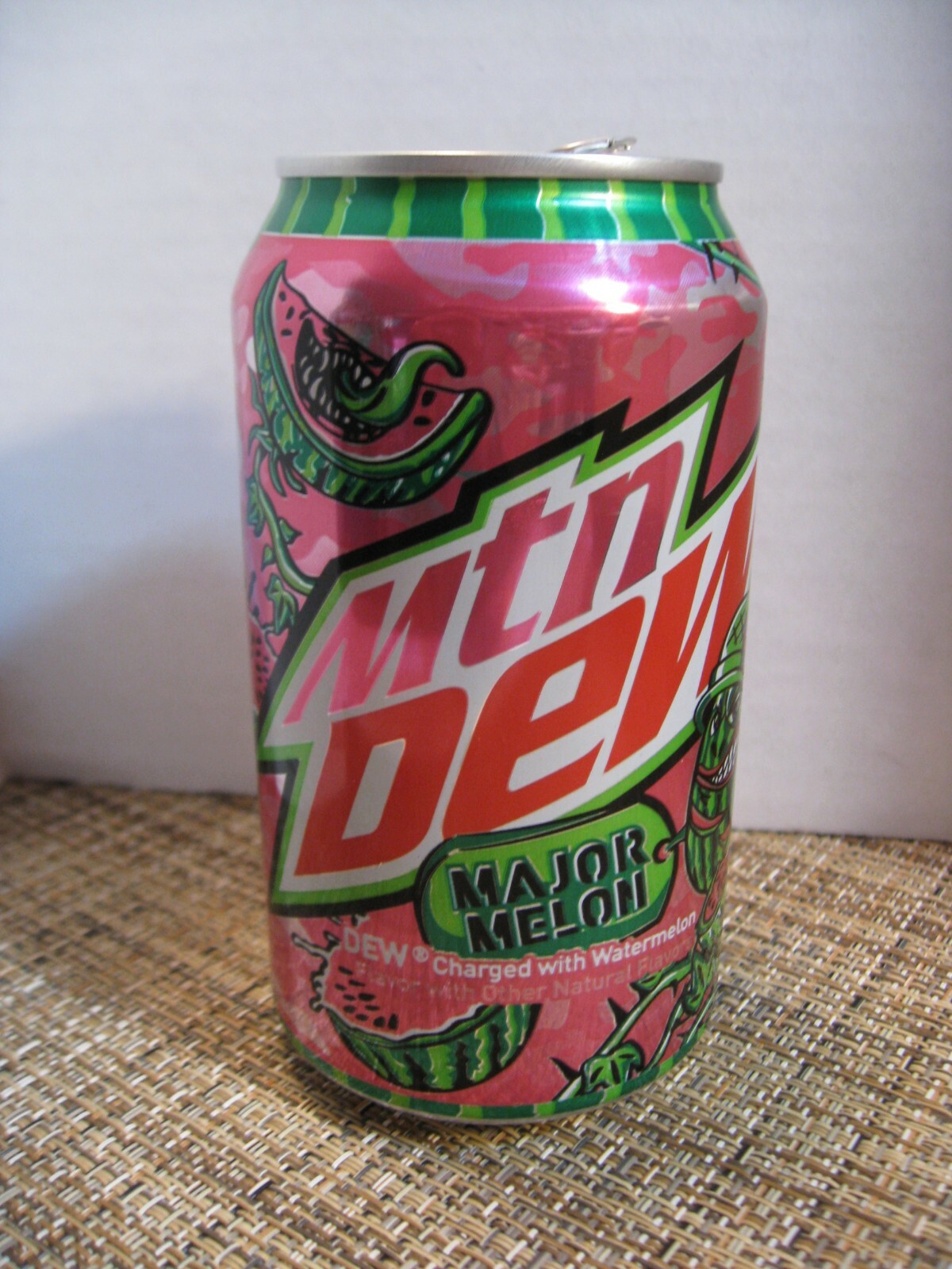 Mountain Dew Empty Can - Major Melon - Limited Edition - 2021