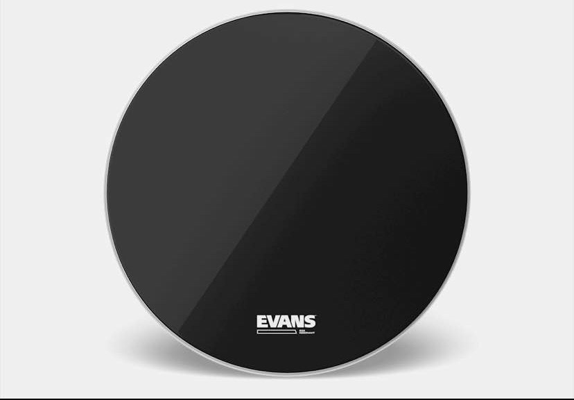 Evans BD22RB Resonant Head for 22" Bass Drum, Black - 22 x 22 x 22"
