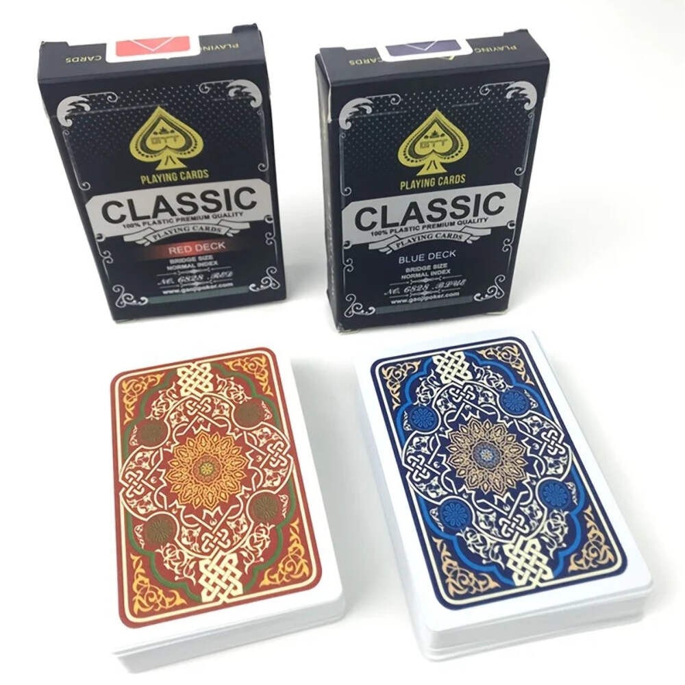 High Quality Waterproof PVC Polka Dot Playing Cards - Washable Adult Christmas G