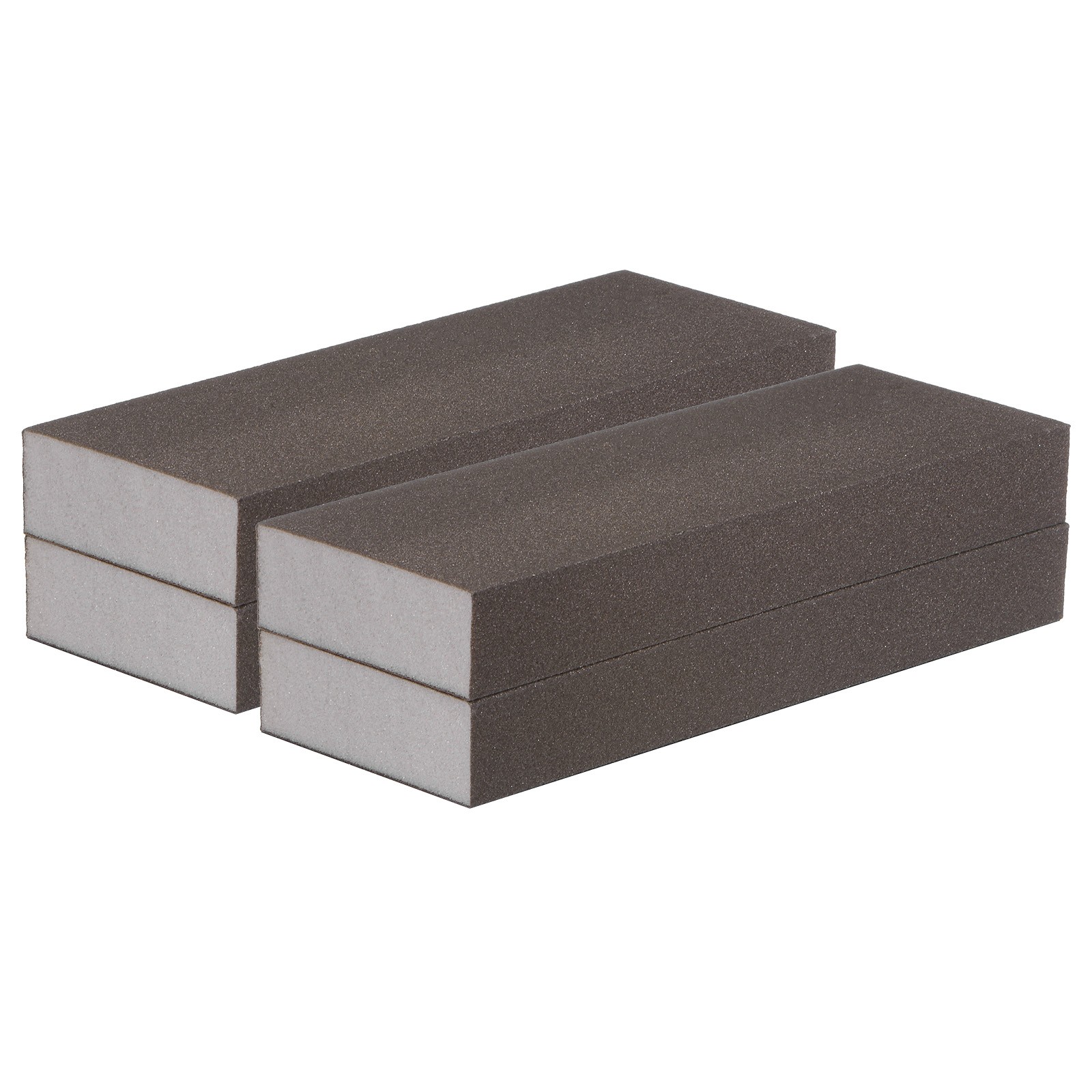 4pcs Superfine Sanding Sponge Blocks 500-600 Grit Foam Sanding Block 200x70x25mm
