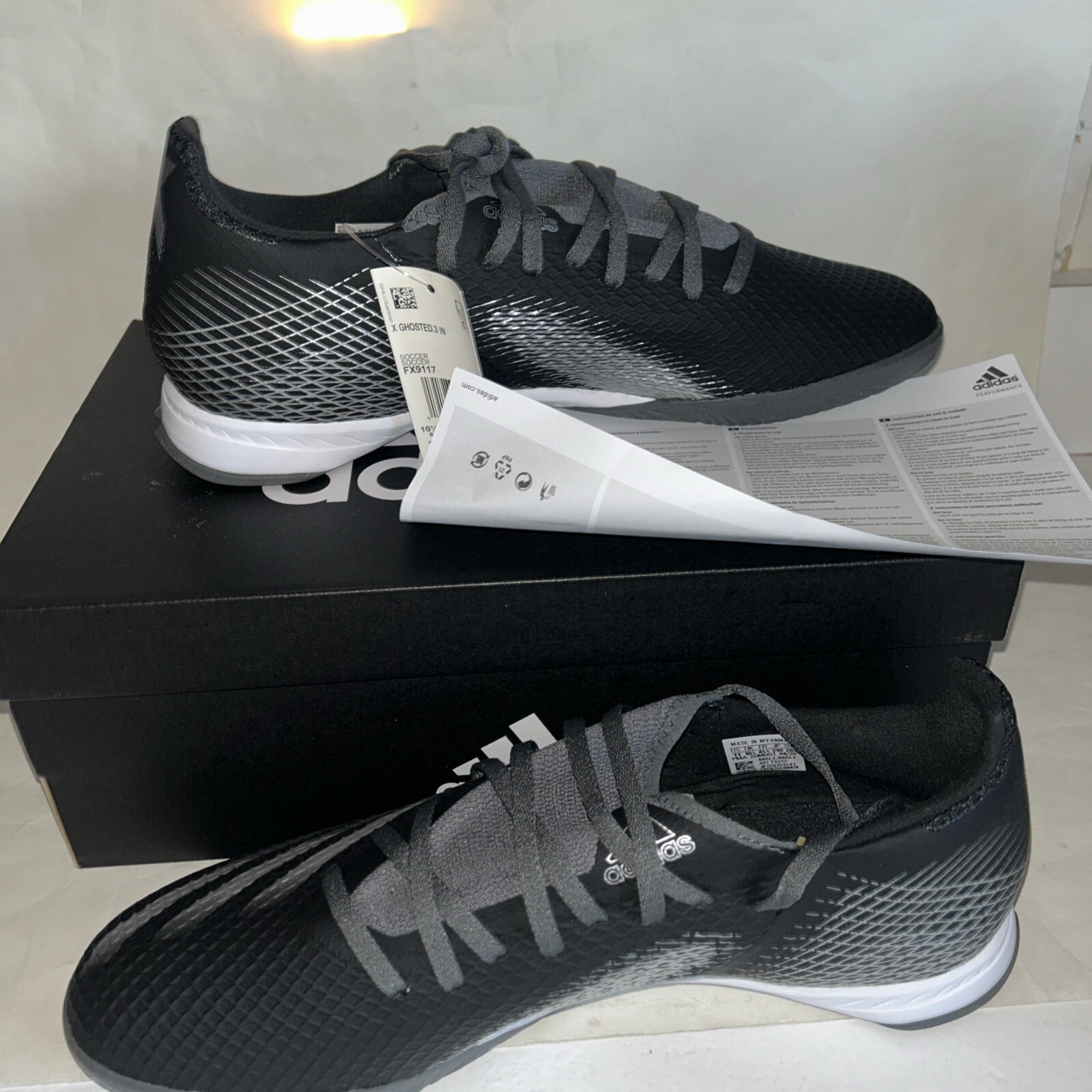 NIB Adidas X Ghosted.3 IN FX9117 Mens Size 11 (11771)
