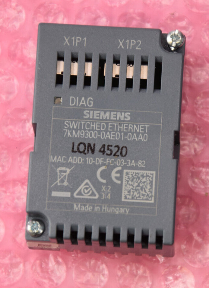 Siemens plug-in expansion module 7km9300-0ae01-0aa0 black Ethernet / Profinet