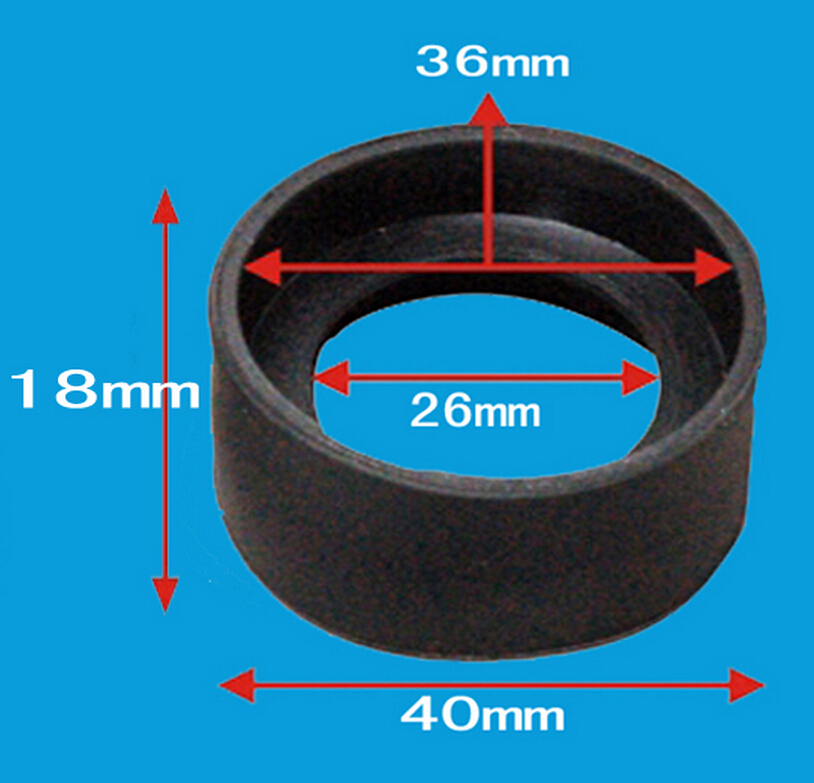 2pcs Eye Cups 34-37MM Foldable Rubber Eye Guards f Microscope Telescope Eyepiece