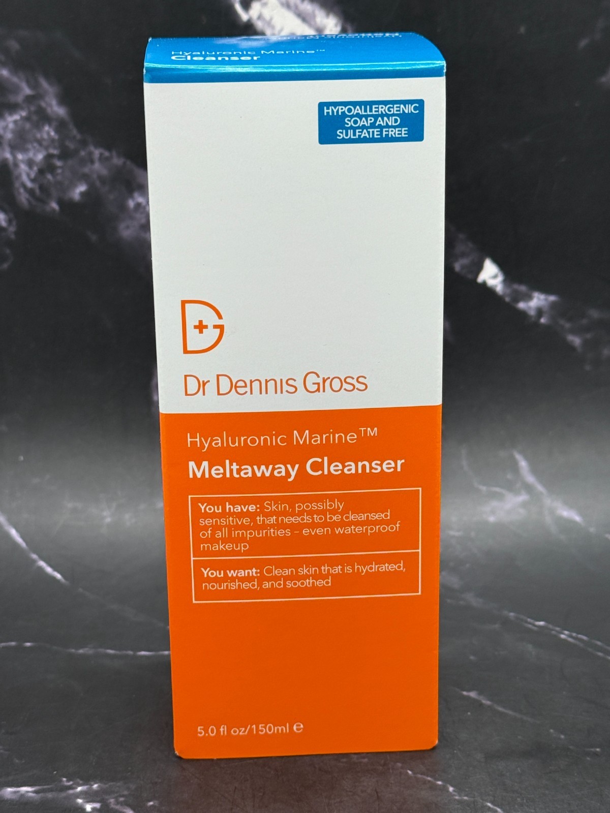 Dr Dennis Gross Hyaluronic Marine Meltaway Cleanser - 5 oz /  150 ml - BNIB