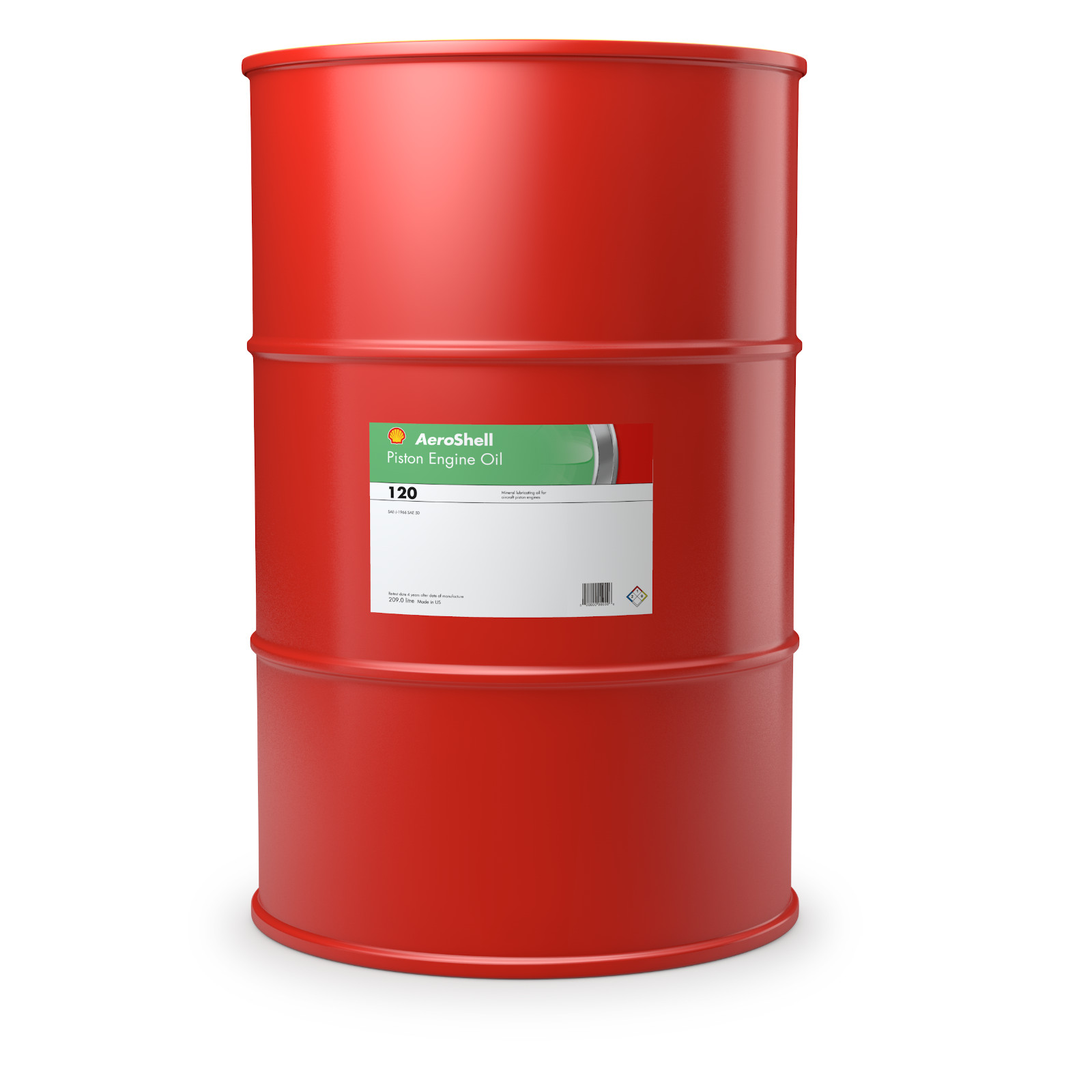 AeroShell 120 Piston Engine / Break-In Oil (55 Gallons) - Free Shipping!