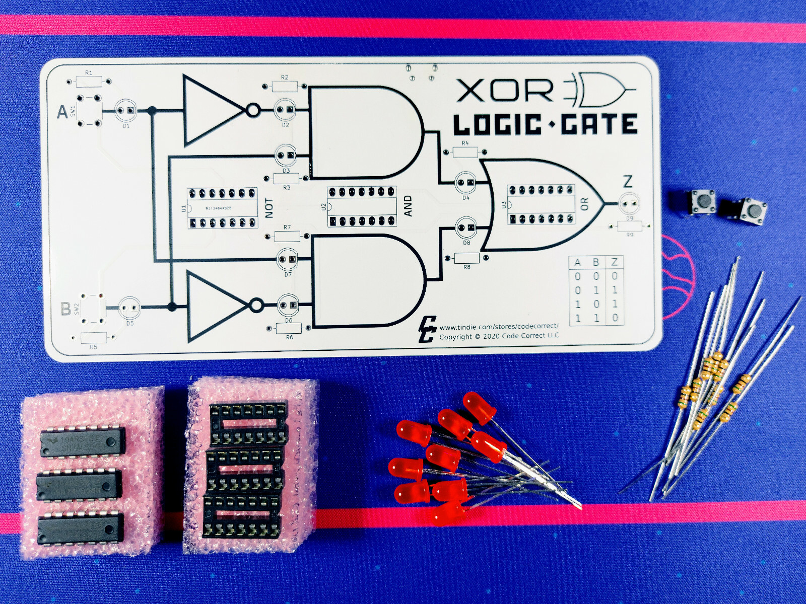 Logic Gates Learning Bundle (#1-3) (Assembly Required)