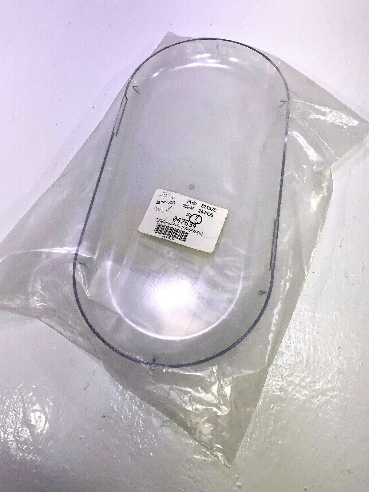 Taylor Company 047634, TAF047634, Transparent Hopper Cover