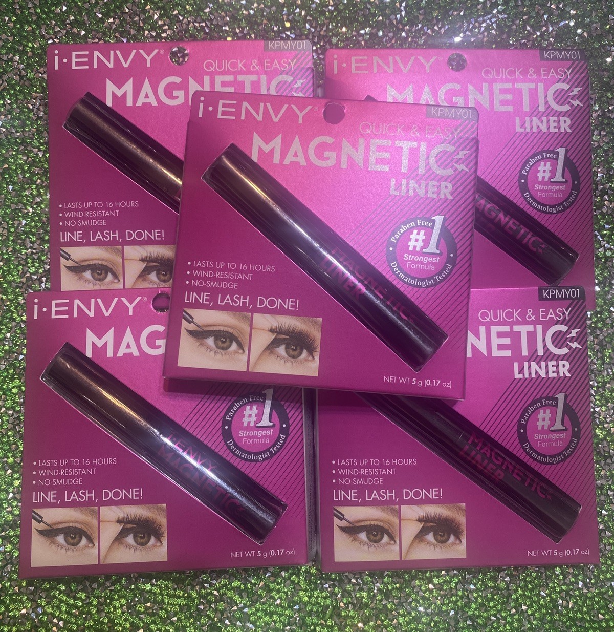 5-Pack KISS i Envy Magnetic Eyeliner Wind Resistant