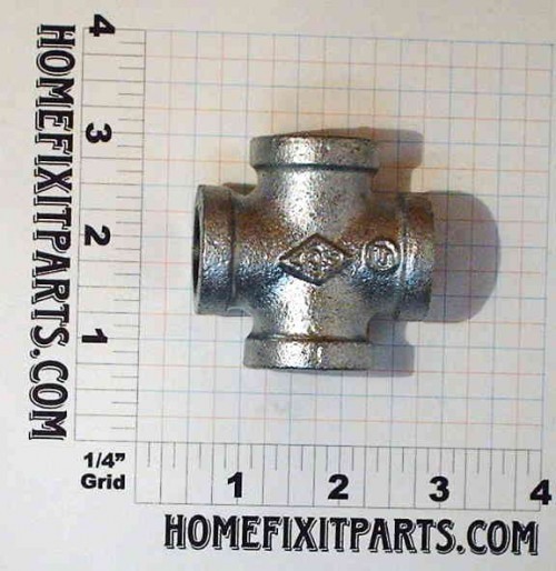 3/8" FNPT GALVANIZED CROSS