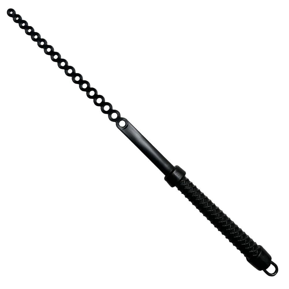 YICHI Rubber Whip Horse Riding Crop 24-inch (C) Black
