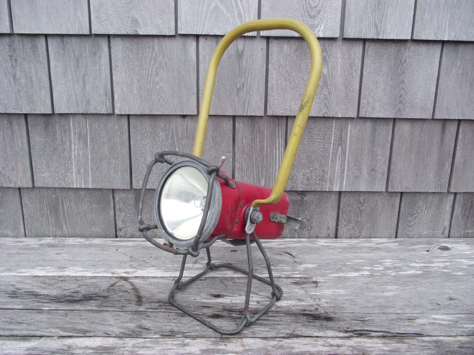 RARE - US PROPERTY Justrite 2130s Lantern Military Spot Flood Light Lamp Signal