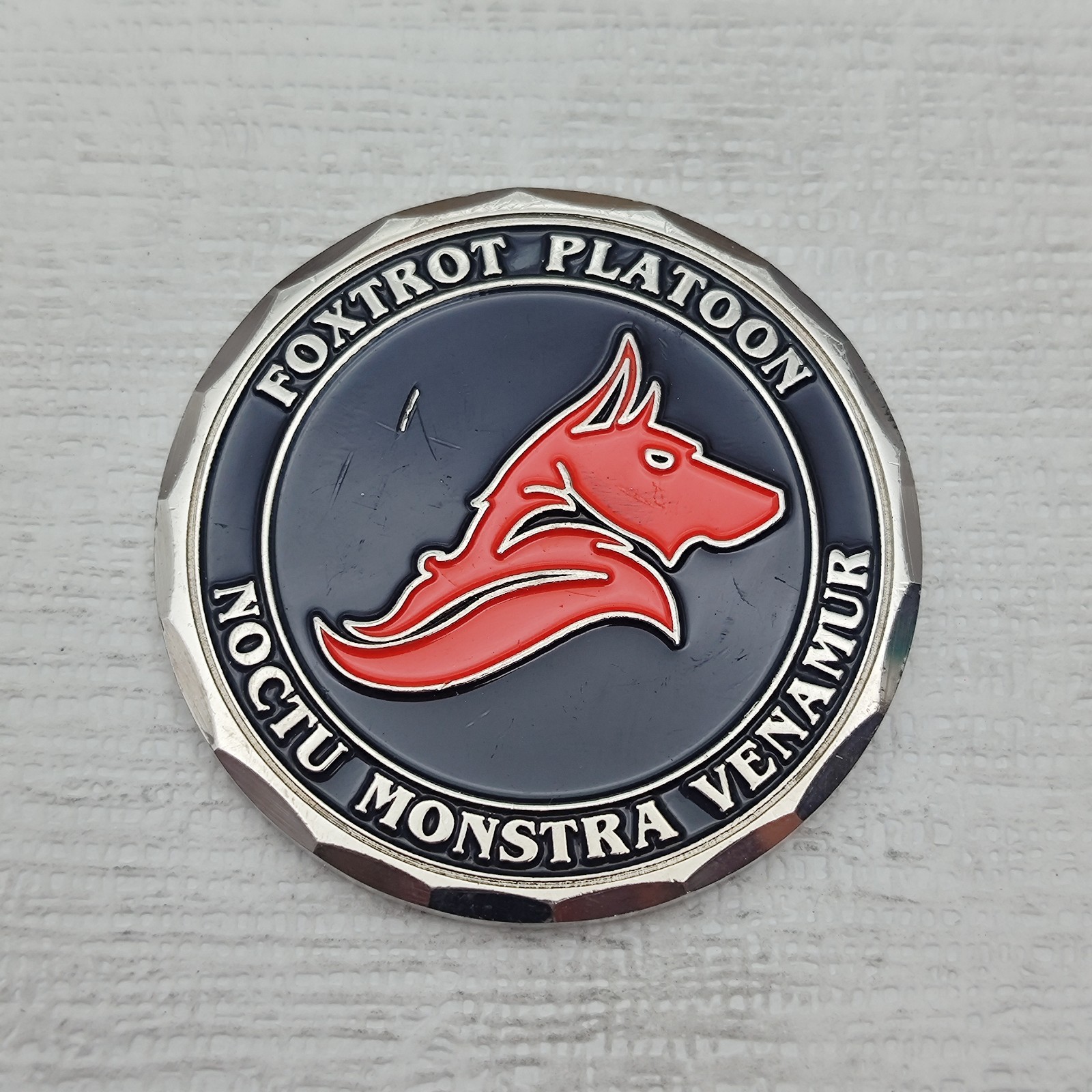 Canadian Ottawa Police Service Foxtrot Platoon Challenge Coin