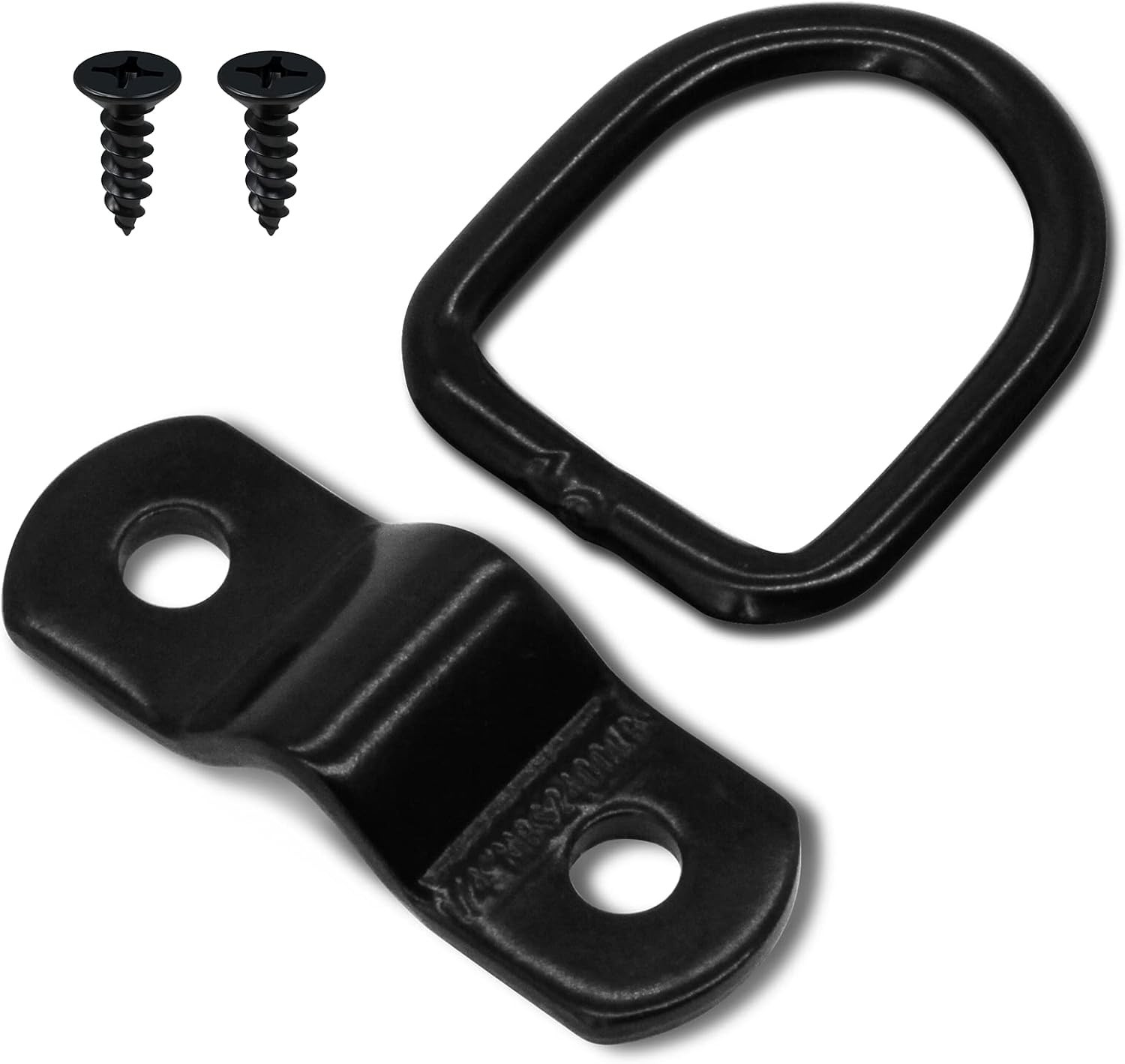 12 Pack D Rings Tie Down Anchors Hooks with Screws for Trailer Truck Bed Bracket