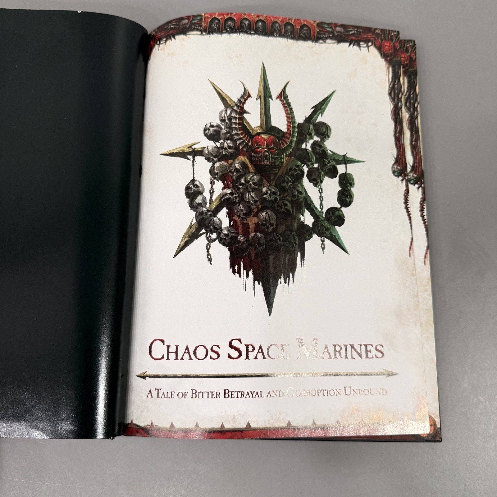 Warhammer 40k, Chaos Space Marines Codex, 6th Edition, 2012 Hardback