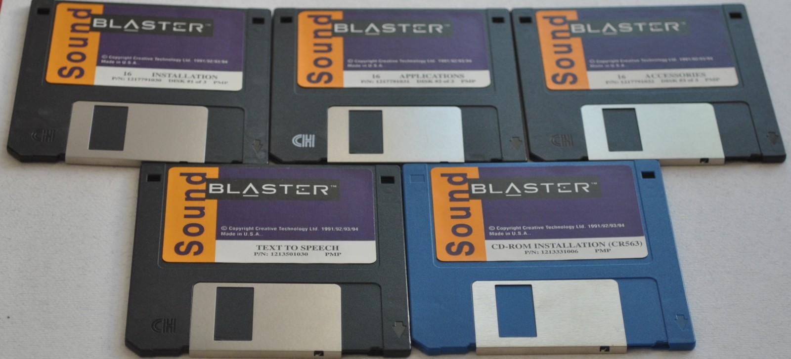🕹 Vintage Sound Blaster, Apps 3.5" Floppy Disks