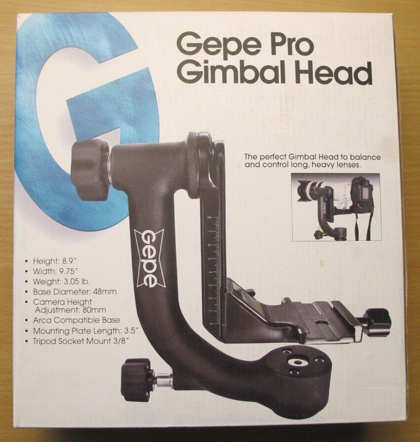 Gepe Pro SK-GH01 Gimbal Head Mount Open Box Unused