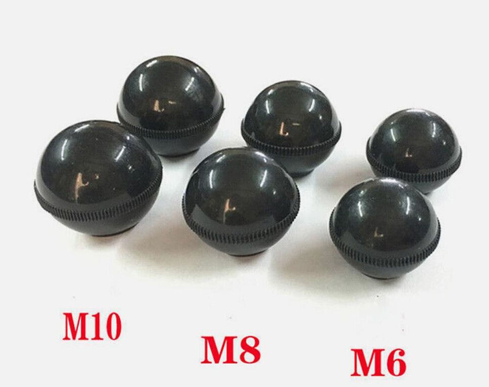6PCS Milling Machine Plastic Ball Operating Handle Bakelite Shift Lever M10/8/6