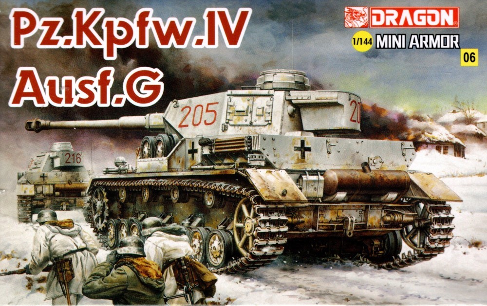 Dragon 1:144 Pz Kpfw IV Ausf G - Mini Armor Series