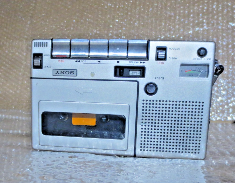 Vtg Japan Sony Cassette-Corder TC-150 TC-150A Mono Player/corder