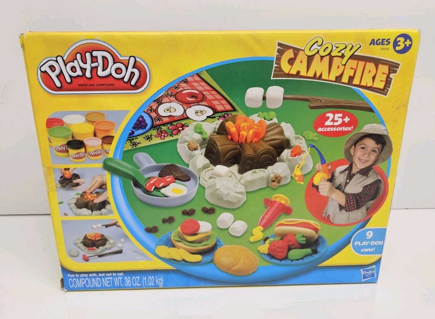 2009 Hasbro Play-Doh Cozy Campfire 25+ Accessories New READ