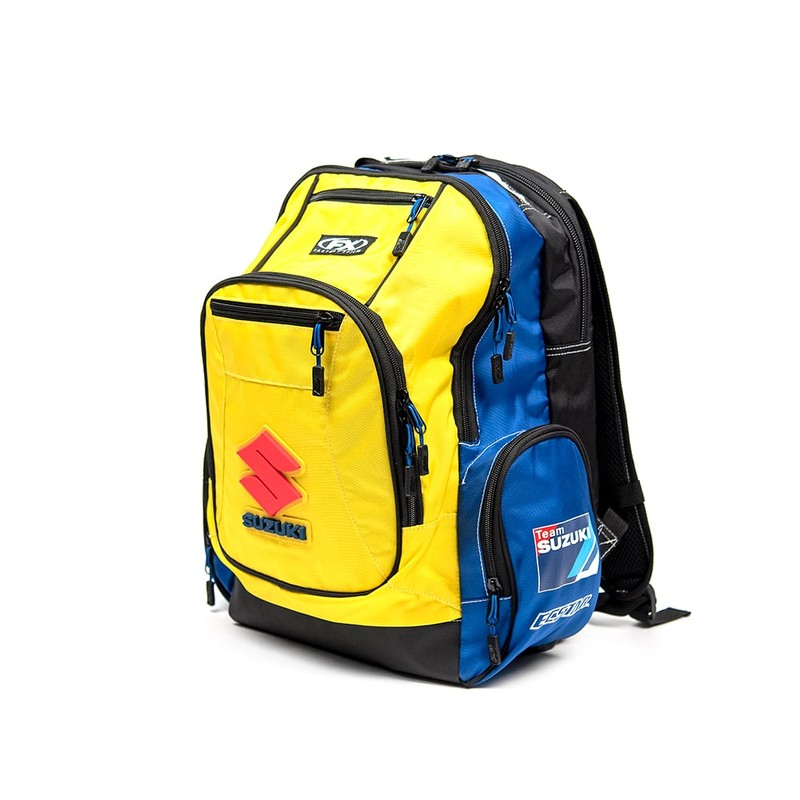 FX Suzuki Premium Backpack Yellow Blue 23-89400