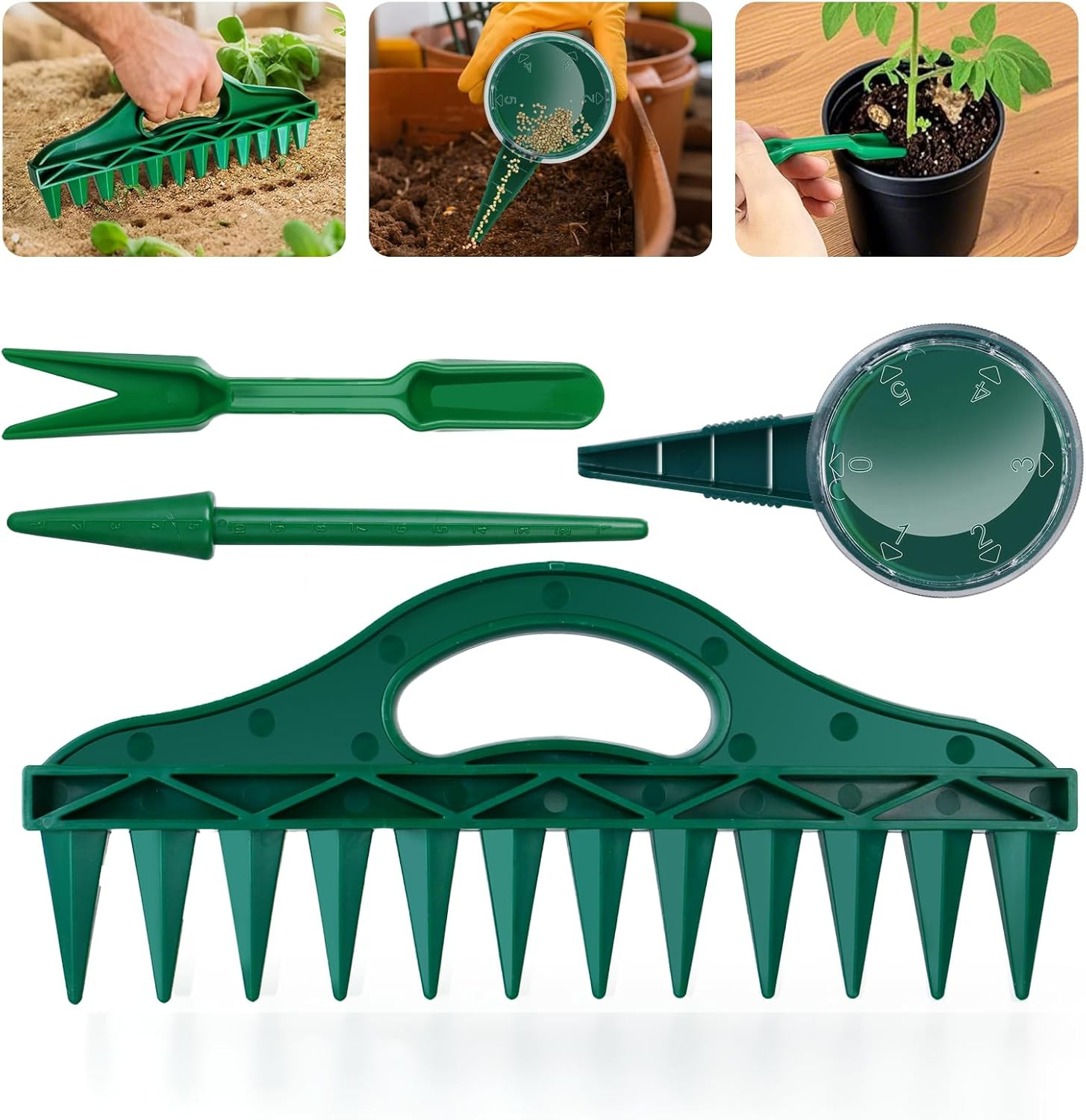Seed Spreader 12PCS Sowing Seeds Dispenser Set Mini Seed Dispenser for Small See